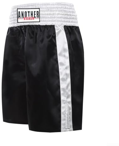 Unisexe Short d'entraînement Boxe Confortable MMA Muay Thai Fitness Wear pour homme et femme (L Noir)