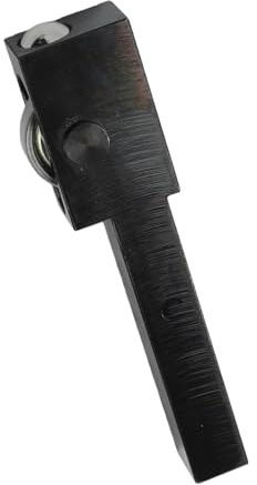 JoyousMall Mini rullo per lucidatura a rullo per finitura a specchio, acciaio al carbonio, sfere per cuscinetti ad alta durezza, rivestimento nero antiruggine, compatibile con torni CNC e