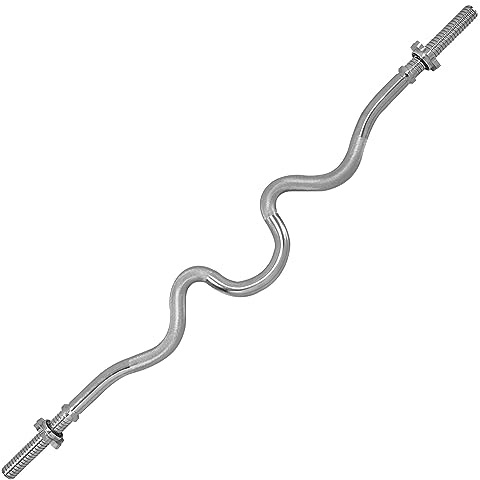 Tunturi Curlstange mit Schraubverschluß, Silber, one size/120 cm, 14TUSCL217