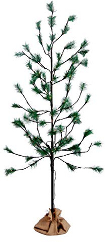 CCLIFE LED Kiefern Baum innen Außen Weihnachten Christbaum Lichterbaum warmweiss Kaltweiß Weihnachtsbeleuchtung, Farbe:Warmweiß, Größe:180cm mit 160LEDs
