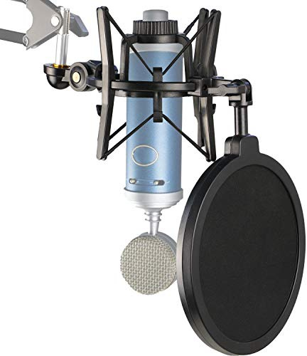Bluebird Shock Mount with Pop Filter, Windscreen and Shockmount to Reduce Vibration Noise Matching Mic Boom Arm for Bluebird SL Microphone by YOUSHARES