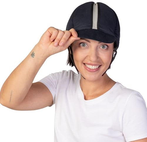 Ribcap Hardy Medical Helmet | Navy Blue | Medium (56-58 cm) | Protective Medical Helmet for Adults | Padded Helmet for Elderly Falls | Epilepsy Seizure Helmet | Fashionable & No Stigma