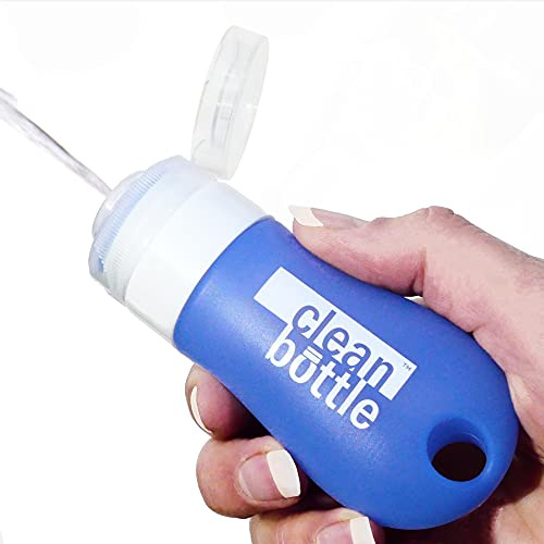 CleanButtle Bidet de voyage – Votre bidet portable ultra discret en déplacement – CleanButtle nettoie votre Butt'le Clean (bleu)