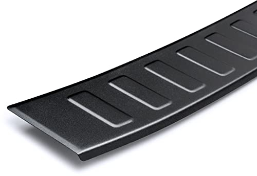 tuning-art L494 Edelstahl Ladekantenschutz passend für BMW X1 F48 2015-2022 Pulverbeschichtet, Farbe:Schwarz Pulverbeschichtet