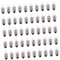 VILLFUL 50pcs Miniature Round Light Bulb for Science Experiments Tiny Bulbs for Electricity Kits and School Projects