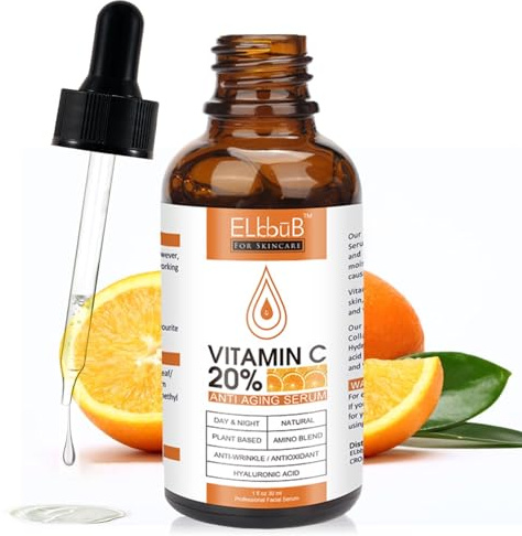 P-Beauty - Sérum facial con vitamina C, 30 ml, vitamina C y E, ácido hialurónico y ácido salicílico, suero facial antiarrugas, cuidado facial, cuidado de la piel para una piel radiante y brillante,