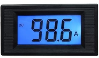 Amperometro DC digitale LCD DC 0-100A 75mV con alimentazione shunt DC o AC 8-12V DC5V DC24V Misuratore di corrente Amperometro Misuratore di corrente da pannello ( Size : Power DC or AC8-12V )