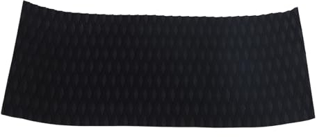 Eva Surfbrett Traktion Pad Longboard Skimboard Paddleboard Groove Design Anti Slip mit DIY Zubehör für Surfbrett (Black)