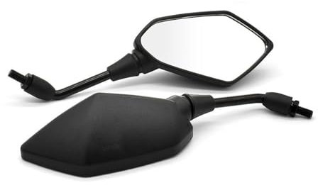 Lenkerendenspiegel Für Für V&ersys 650 Z650 Z900 Z1000 Rückspiegel Motorrad Roller Rückseitenspiegel Motorrad Rückspiegel(Black)