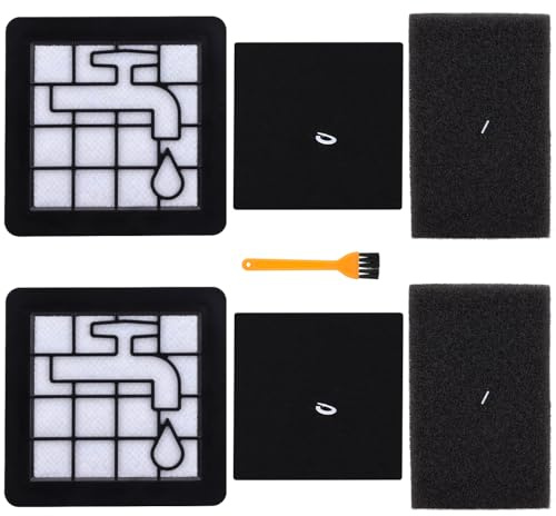 XV1220/01 Filtros de Repuesto para Philips serie 2000 Aspiradoras sin bolsa | Juego de Filtros Hepa para Philips XB2022/XB2062/XB2122/XB2123/XB2125/XB2140/XB2142