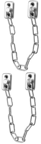 Door Safety Chain Locks, Heavy Duty Window Security Restrictor 2 Pack