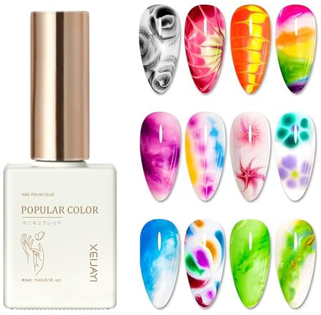 GZSYY Blooming Gel UV Nagellack 15ML Nagellack 3D Lack Nail Glue Spider Gel Nail Art