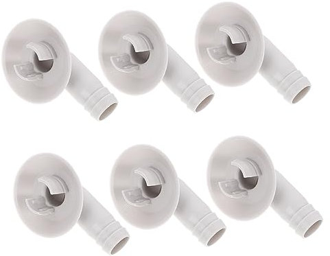 TEMPNAP 6pezzi Raccordi Angolari Per Tubo Di Scarico Condizionatore Aria Giunti Per Unità Esterne e Tubo Di Condensa Facili Da Installare Resistenti e Anti-deformazione