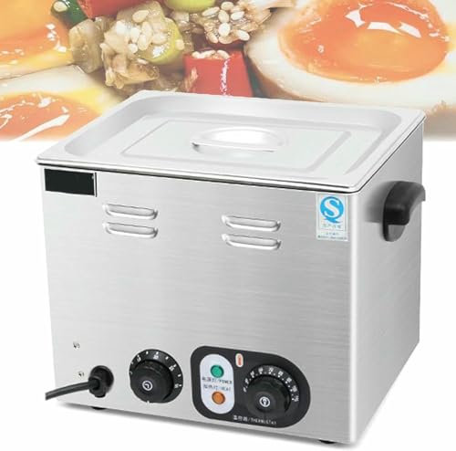 FLTRGO Hervidor de Huevos automático, hervidor de Huevos eléctrico Comercial, hervidor s eléctrico Comercial, hervidor de Huevos de Gran Capacidad para 60 Huevos, Control automático de Temperatura~/