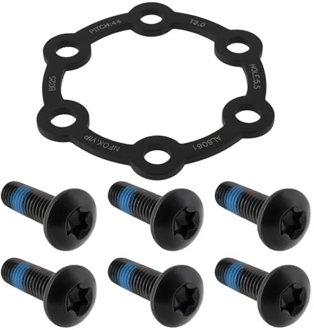 eMagTech Naben-Bremsscheiben-Abstandshalter mit Schrauben Aluminiumlegierung Geeignet f¨¹r die Meisten Mountainbikes