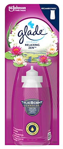 Glade® - Recambio para Ambientador Automático Sense & Spray con Sensor de Movimiento, Fragancia Relax Zen, Unidad, 18ml