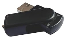 uTrust Token Standard Black Kartenleser zum Auslesen Einer SIM Karte/Handy Karte - SIM Leser 905551 | zum Lesen und Schreiben auf eine SIM Karte