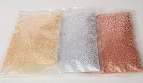 3 Set Glitzer - Zucker Gold, Silber, Bronze je 100 g