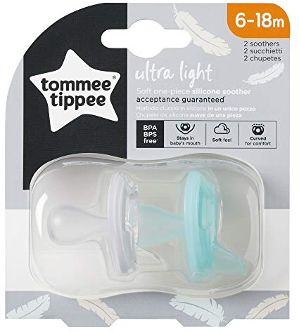 Tommee Tippee 2X Comforter Silicone Ultra-Light 6-18 Months - 2 Count