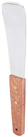 Metal ice cream scoop, Stainless steel ice cream scoop with wooden handle Dessert knife Swords for butter Kitchen utensil Metal ice cream scoop