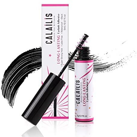 CALAILIS Colle pour faux-cils - Super forte tenue de 48 heures - imperméable, non irritante, séchage rapide