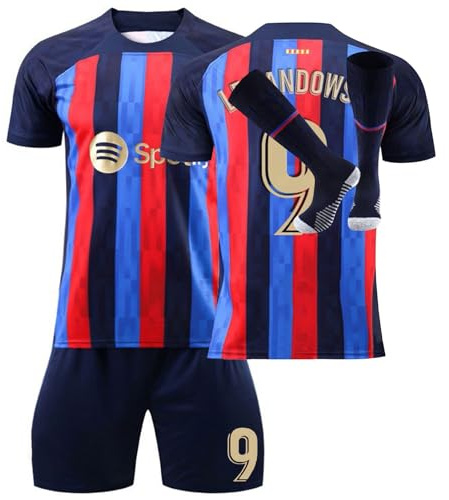 Umiquansome Trikot Kinder 23/24 Fussball Trikot Kinder Set Fußball Trikot Set Fußballtrikot Trainingsanzug Sportshirt Herren/Junge Football Training Tshirts Shorts und Socken Anzug