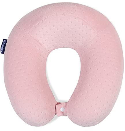 Gosider Reise Nackenkissen Memory Foam Bequemes Flugzeug Kissen, Nackenkissen U Form für Kopf und Hals Unterstützung, Tragbare Reise Kissen Maschine waschbar