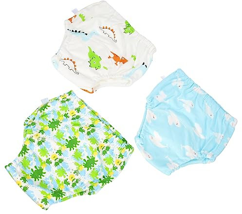 VALICLUD 3pezzi Pannolini Da Nuoto Per Ragazzo Ragazza Mutandine Impermeabili Lavabili e Morbide Per Piscina e Apprendimento Vasino Design Confortevole