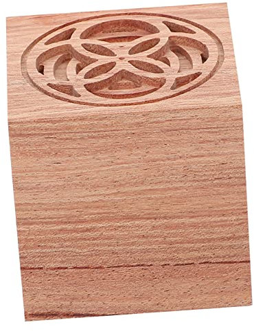 Healeved 1pieza Difusor De De Madera para Coche Diseño Chic Tallado Decoración y Aromaterapia Portátil Sin para Relajación y Bienestar