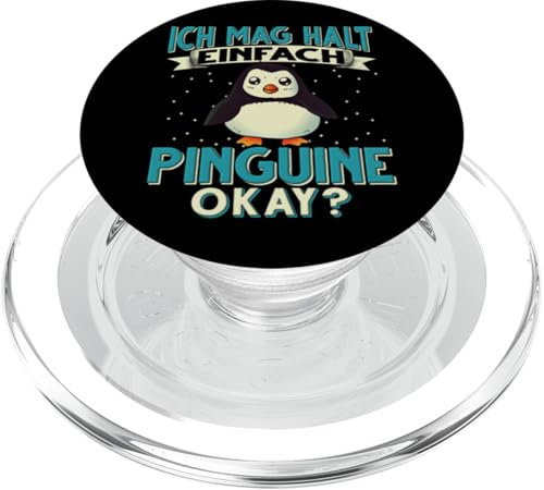 Ich Mag Halt Einfach Pinguine Penguin PopSockets PopGrip für MagSafe