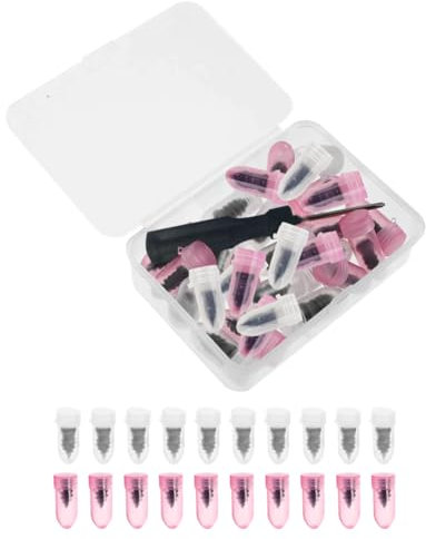 ZORVUJI Kit Riparazione Gomme 30 Pezzi, Kit Riparazione Tubeless con Cacciavite, Kit Riparazione Gomme Auto & Moto, Chiodi per Riparazione Pneumatici Tubeless