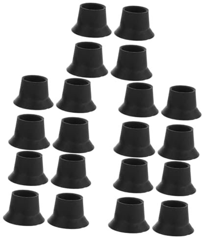 TOYANDONA 20piezas Cubiertas para Patas De Trampolín Accesorios Antideslizantes y Silenciosos Protección contra Deslizamientos y Ruidos Compatible Trampolines De Exterior