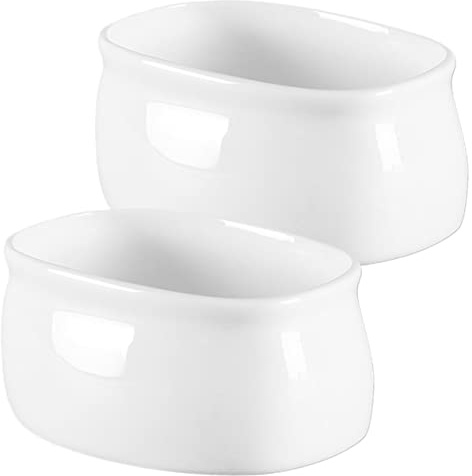 CIYODO 2pièces Pot à Sucre Céramique Blanche Petit Pot Sucrier Avec Résistance Haute Température Pour Stockage Sucre Morceaux Et Sachets Pour Maison Et Café