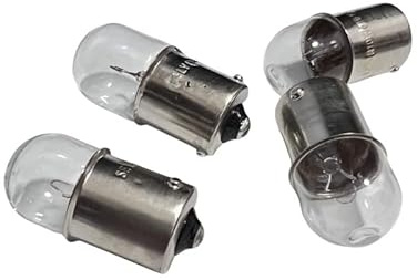 seba.ricambi Kit 4 Pz Lampadina Lampadine 12V 10W Ba 15s Luce Stop Frecce Compatibile con Piaggio Vespa N Fl Fl2 Hp Fl2 Rush Automatica Pk Xl 50 125 / Px 125 150 200 Arcobaleno