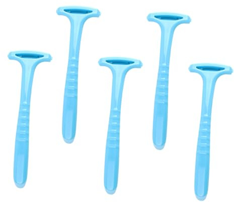 Anneome 5 Pezzi Raschietti per Piedi Professionali Blu, Strumenti per Pedicure Robusti per Rimuovere Calli e Pelle Dura, Leggeri per Uso Professionale e Domestico