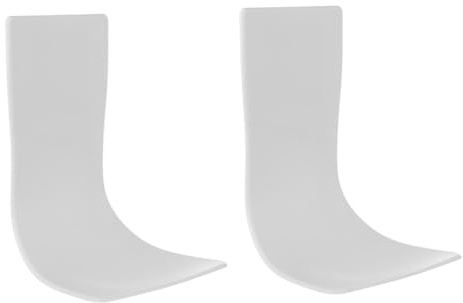 TOYANDONA Plateau à Savonnette en Abs Blanc Récupérateur de Gouttes pour Distributeurs de Savonnette Lot de 2 pour Bureaux et Lieux Publics