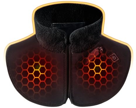 Bandeau chauffant pour cou et épaules,Chauffage électrique pour le cou | Roulements chauffants à 3 niveaux avec chauffage rapide | Pour les femmes hommes âgés Bureau Relaxation Post Entraînement
