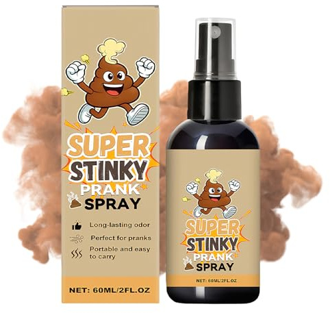Spray Fetido | 60 Ml Extra Fuerte Bomba Fetida | Fart Spray | Sprays De Pedos Broma Olor | Ideal para El Día De Los Inocentes, Halloween Y Otras Fiestas