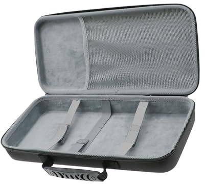 TSMORY Funda de transporte rígida negra con forro de terciopelo suave para teclados mecánicos Kick75, bolsa de almacenamiento para teclado mecánico