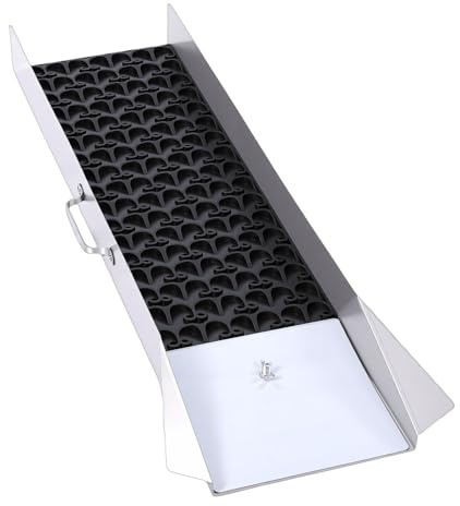 Garosa Boîte à Or Pliable en Alliage D'aluminium, Légère et Portable, avec Ondulations Intégrées pour Une Récupération Efficace de l'or dans Les Rivières et Les ruisseaux.