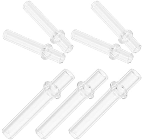 Beaupretty 7 Stück Glas Dochthalter für Öllampen mit Stabilem Halt und Gleichmäßigem Brennen für Petroleumlampen im Klassischen Stil zu Hause und Gewerblichen Bereichen