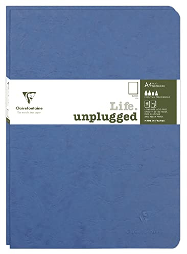 Clairefontaine 733084C 2 Notizhefte Nomaddict DUO A4 48 Blatt blanko Blau