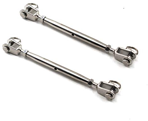 jaw and jaw Turnbuckle 304 acciaio INOX chiuso corpo tenditore, M6, 2