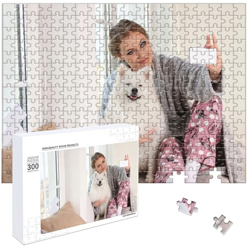 ATOOZ Custom Puzzles from Photos 300/500/520/1000 Pieces | Personalized Puzzle Custom Jigsaw Puzzle for Adults Kids Family,Holidays,Wedding Gifts