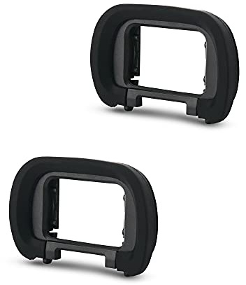JJC Silikon Augenmuschel für Sony A1 A1II A9III A7RV A7RVI A7SIII A7IV A7V | 2er-Pack, Robustes Silikon ersetzt FDA-EP19, schützt den Sucher vor Streulicht