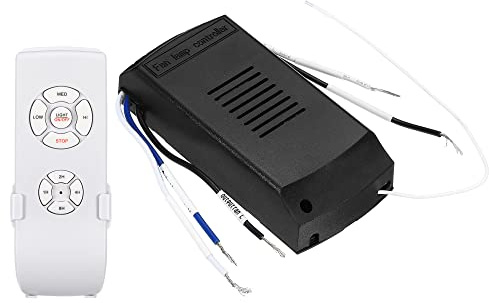 PATIKIL 3 in 1 Universal Deckenlüfter Fernsteuerung Kit 220V Wireless | 3 Speed Controller, 3 Drehzahlregler, Speed Licht Timing, Mit Empfänger, Für Fan Lamp Control