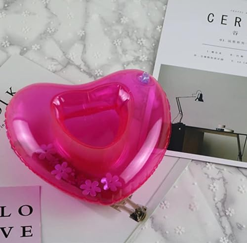 Bargain Wells Heart Inflatable Drink Holder – Pool Bath Hot Tub Cup Float