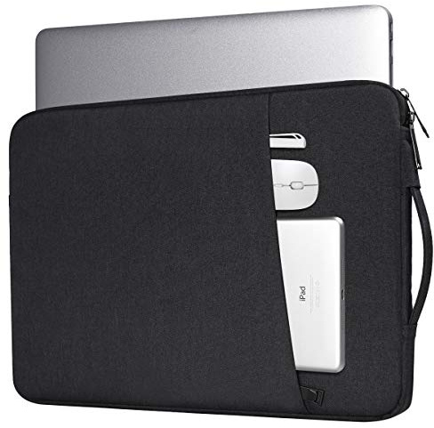 Laptop Sleeve for 14 inch New MacBook Pro M5/M4/ M3/ M2/ M1 Pro/Max A3434 A3112 A3401 A3185 A2918 A2992 A2779 2025-2021,Carrying Case Bag with Accessory Pocket, Black