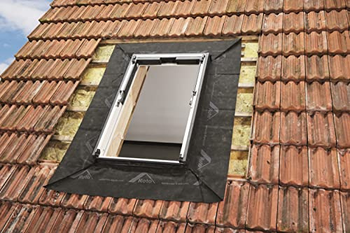 Original Roto EZB Anschlussschürze Außen ASA | Montageschürze für Roto Dachfenster der Baureihe Designo Rx ECO | für zuverlässigen Schutz vor Feuchtigkeit und Witterungseinflüssen | Größe 094/xxx