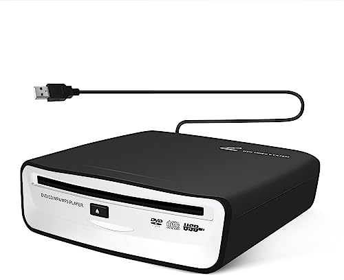 LEWITORS External Universal CD Player for Car - Portable CD Player, Can Be Connected To The USB Port In Car, Laptop, TV, Mac, Computer